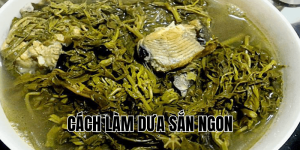 cách làm dưa sắn ngon